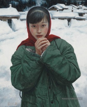 neige Tableau Peinture - Neige chez Frontier chinois filles